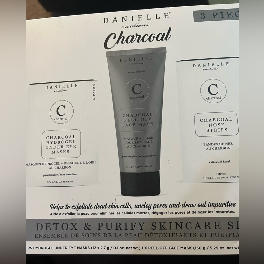 Danielle charcoal detox and purify skincare set